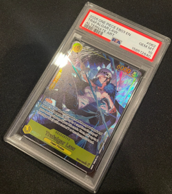 TRAFALGAR LAW - One Piece EN Extra Booster Heroines EB03 062 Alt Art SEC PSA 10! - Image 1