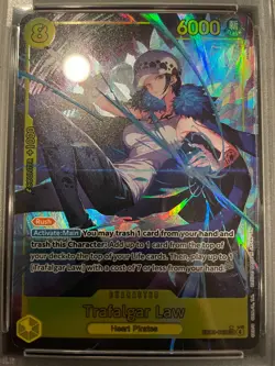 TRAFALGAR LAW - One Piece EN Extra Booster Heroines EB03 062 Alt Art SEC PSA 10! - Image 3