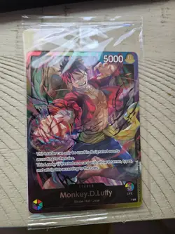 One Piece TCG - Monkey D. Luffy Leader Foil Promo Sealed - P-L - Sealed Battle - Image 1