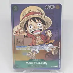 2023 One Piece 1st Anniversary Tournament Participant Monkey D Luffy #P-037 G - Image 1
