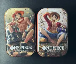 One Piece TCG Tin Pack Volume 2 OP-13 (Lot of 2 ) Monkey D Luffy - Image 1