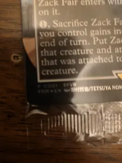 Zack Fair - Magic The Gathering Promo Card - Final Fantasy VII Rebirth - Image 4