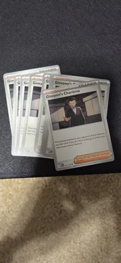 Giovanni's Charisma 161/165 Uncommon Scarlet & Violet 151 Pokemon Card - NM - Image 1