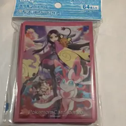 Official Japanese Pokemon Center Valerie & Sylveon Card Sleeves 64 Ct. - Image 1