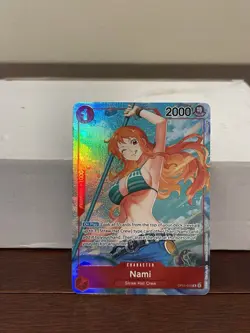 Nami Alternate Art OP01-016 Post Errata Romance Dawn One Piece Card Game NM - Image 1