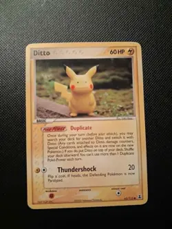 Pokemon Ditto (Pikachu) 063/113 Delta Species Card. Great Condition - Image 1