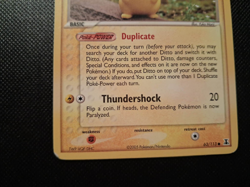 Pokemon Ditto (Pikachu) 063/113 Delta Species Card. Great Condition - Image 3