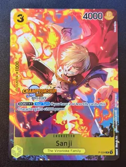 Sanji (CS 2023 Event Pack) - One Piece Promotion Cards (OP-PR) - RAW - Image 1