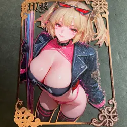 Goddess Story Gold METAL Card - Serial Number #028/100! Anime **READ** - Image 1