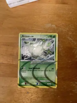 Pokemon TCG Arceus Holo Rare Card AR2/9 Grass - Image 1