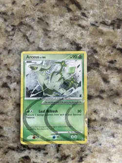 Pokemon TCG Arceus Holo Rare Card AR2/9 Grass - Image 3