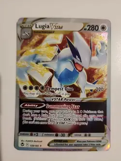 Pokemon TCG Lugia VSTAR Silver Tempest Ultra Rare Card 139/195 - Image 1