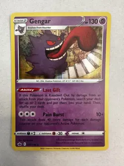 Gengar 057/198 Chilling Reign Holo Rare Pokemon Card Pokemon TCG NM or better - Image 1