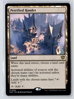 Petrified Hamlet #259 Secrets of Strixhaven Magic The Gathering MTG - Image 1