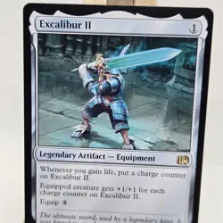 Excalibur II (Rare) #257 Final Fantasy MTG Near Mint OFF-CENTER STAMP - Image 4