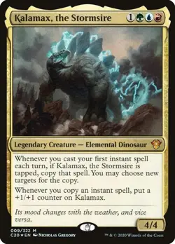 Kalamax, the Stormsire FOIL Commander 2020 Near Mint NM MTG Magic DNA GAMES - Image 1
