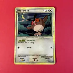 Pokemon Holo HOOTHOOT Card HGSS BLACK STAR PROMO HGSS05 HeartGold SoulSilver - Image 1
