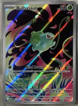 Pokemon Mega Evolutions Bulbasaur 133/132 Illustration Rare NM - Image 1
