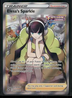 ELESA'S SPARKLE 147/159 ULTRA RARE CROWN ZENITH POKEMON HOLO NM/M - Image 1