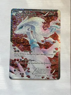 2013 Pokemon RC22/RC25 Reshiram Legendary Treasures Radiant Collection Holo LP - Image 1