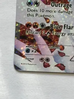 2013 Pokemon RC22/RC25 Reshiram Legendary Treasures Radiant Collection Holo LP - Image 5