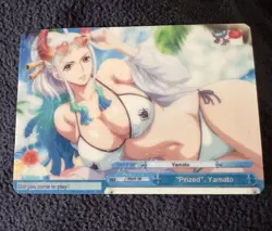 Yamato Full Art Anime One Piece Waifu Trading Card Holofoil Season 3 Glow N Dark - Image 1