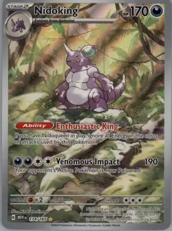 Nidoking 174/165 Holo - Pokemon SV: Scarlet & Violet 151 (2) - Image 1