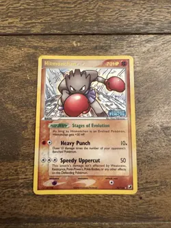 Hitmonchan EX Unseen Forces 24/115 Reverse Holo Stamped Pokemon LP - Image 1