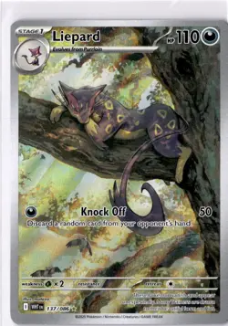 Pokemon Liepard #137/086 SV: White Flare Illustration Rare - Image 1