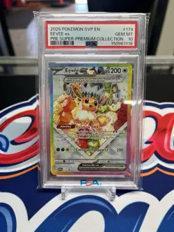 Pokemon TCG Prismatic Evolutions Eevee EX 174 Black Star Promo PSA 10 🔥🔥🔥 - Image 1