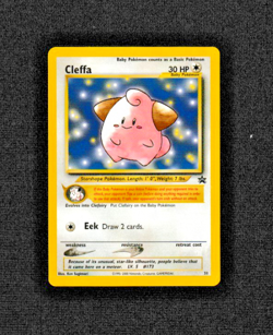 CLEFFA Pokemon Black Star Non Holo Promo 1995-2000 #31 Appears Never Played AA - Image 1