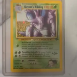 Gym Challenge Giovanni's Nidoking 7/132 Holo Rare Unlimited Eng 120 HP - Image 1
