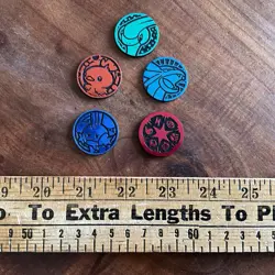 Plastic Flip Coin Pokemon TCG Collector Chest Token - Image 1