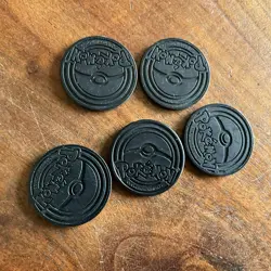 Plastic Flip Coin Pokemon TCG Collector Chest Token - Image 2