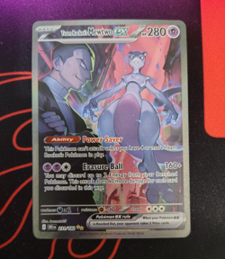 Pokemon Team Rocket's Mewtwo ex 231/182 SV10 Destined Rivals SIR Holo ENG - Image 1