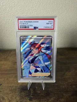 2021 Pokemon Sword & Shield Shining Fates #072 FA/Skyla PSA 8 - Image 1