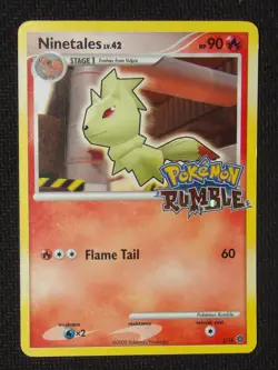 2009 Pokemon Pokemon Rumble Ninetails 3/16 - Image 1