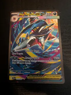 Pokemon TCG Phantasmal Flames Mega Sharpedo EX 127/094 SIR ME02 - Image 1