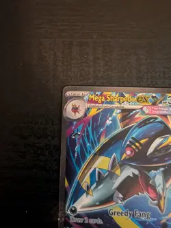 Pokemon TCG Phantasmal Flames Mega Sharpedo EX 127/094 SIR ME02 - Image 2