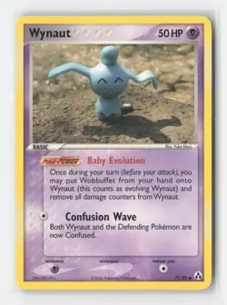 Wynaut 71/92 Common Legend Maker Pokemon Moderately Played - Image 1