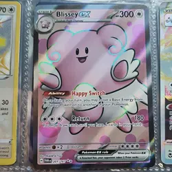 The Pokemon Company Blissey ex Full Art Ultra Rare Holo 201/167 ENG 300 HP - Image 1