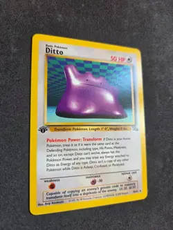 Pokemon TCG Ditto 1st Edition Fossil 18/62 Non Holo Rare 1999 Vintage WOTC - Image 3