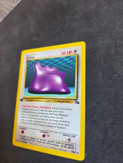 Pokemon TCG Ditto 1st Edition Fossil 18/62 Non Holo Rare 1999 Vintage WOTC - Image 4