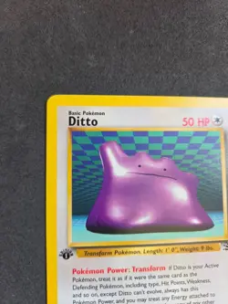 Pokemon TCG Ditto 1st Edition Fossil 18/62 Non Holo Rare 1999 Vintage WOTC - Image 5