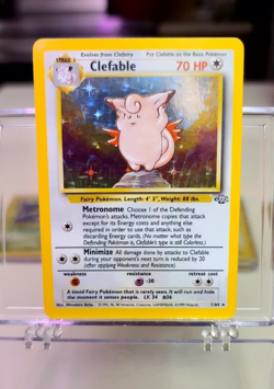 Pokemon Jungle Clefable Holo NM - Image 1