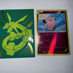 Pokemon TCG 2016 Fairy Clefairy Generations 50/83 Reverse Holo Cute Pink Card - Image 2