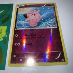 Pokemon TCG 2016 Fairy Clefairy Generations 50/83 Reverse Holo Cute Pink Card - Image 3