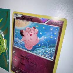Pokemon TCG 2016 Fairy Clefairy Generations 50/83 Reverse Holo Cute Pink Card - Image 5