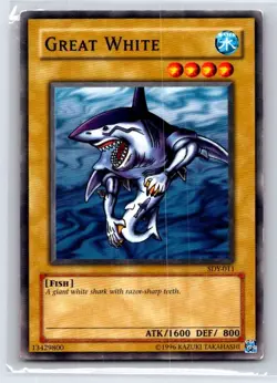 Great White SYE-009 Starter Deck: Yugi Evolution Yu-Gi-Oh Unlimited LP - Image 1