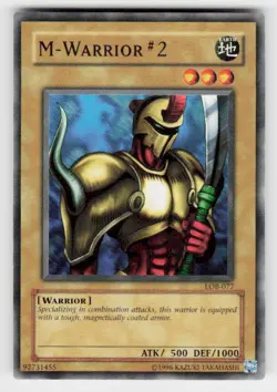The Legend of Blue Eyes White Dragon #LOB-077 M-Warrior #2 - Image 1